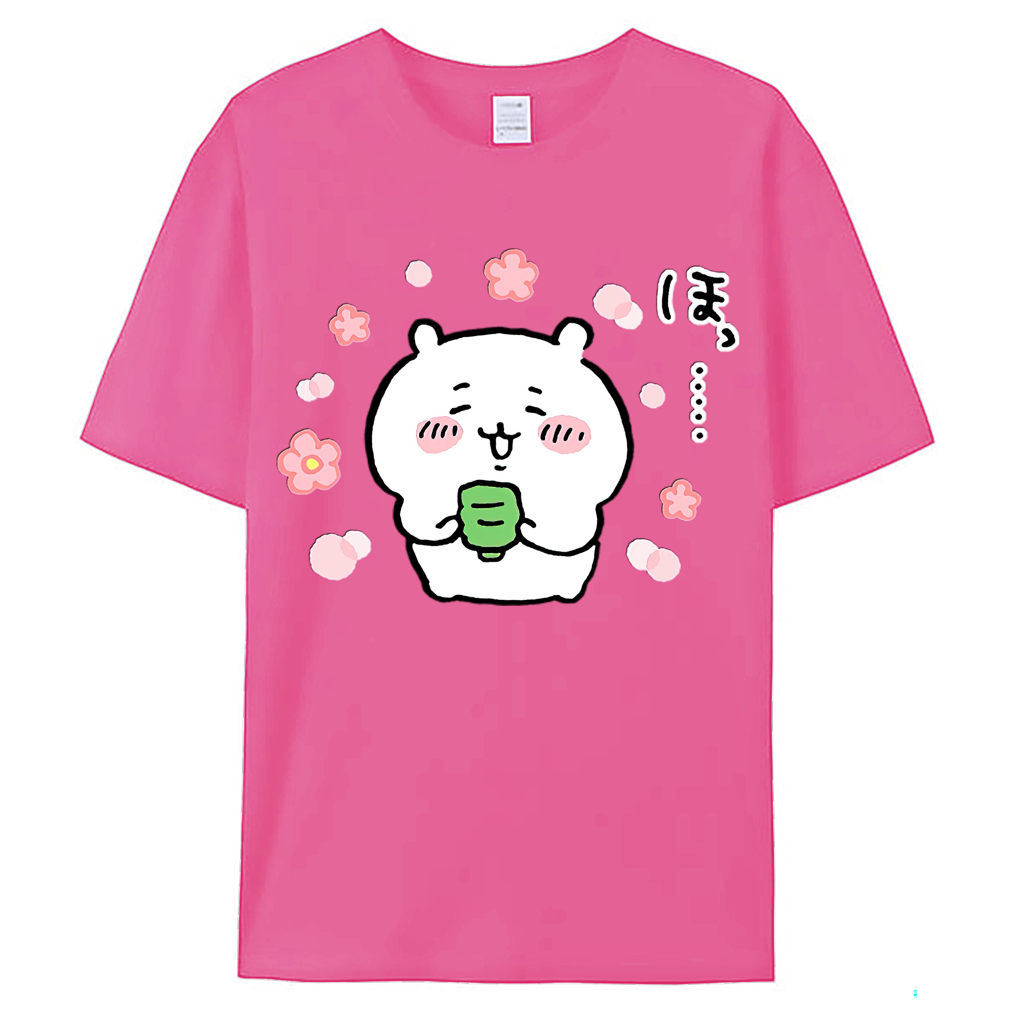 （画像用） ちいかわ ちいかわ Chii-kawa chiikawa レディースカジュアルプリントTシャツ（綿100％）